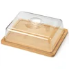 Rectangular butter box (lid with handle) 24x18.5x7.3cm