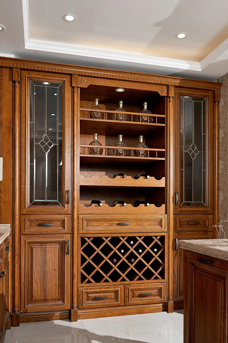 Authentic American Red Oak & Ash Solid Wood Kitchen Cabinets - Eco ...