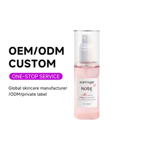 OEM Beauty Product Moisturizing Whitening Soothing Hydrating Facial Rose Essence Water Korean Skin Care Face Mist Spray Toner