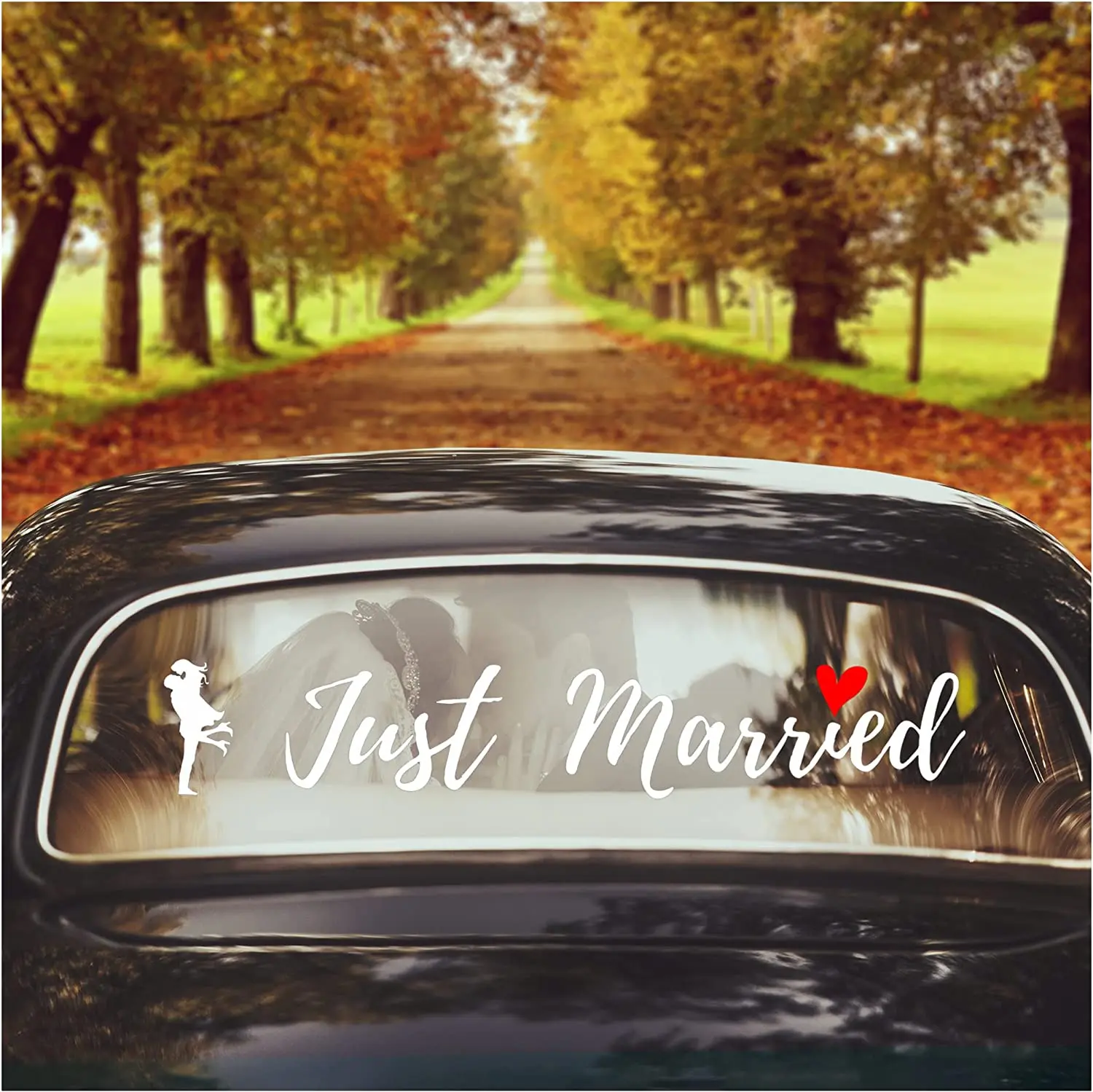 Just Married Car Window Decoration Sticker Buy Window Sticker,Car