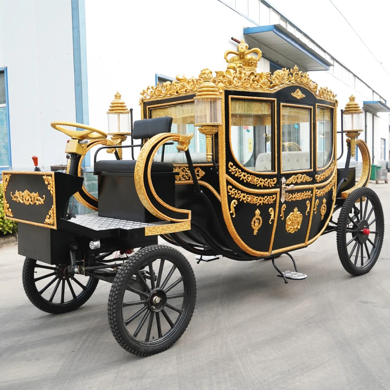 Royal Classic Electric Car Horse-drawn Electric Auxiliary Travel Electric Carriage
