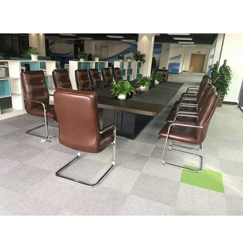 Executive Leather Modern Comfortable Conference Office Seat Computer Manager Visitor Desk Chairs Luxury Furniture Set Wholesale image 5