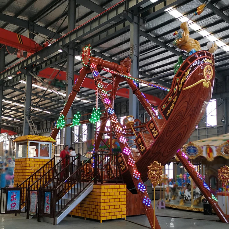 Hot Sell in Algeria Amusement Park Viking Ship Ride Pirate Ship Kiddie Rides Pirate Ship for Sale