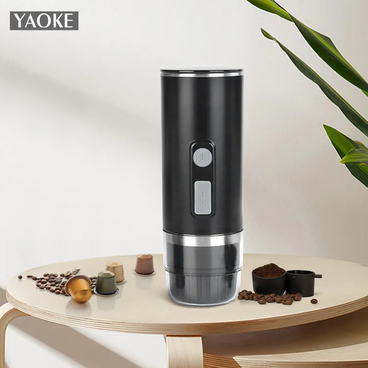 Multifunctional Portable Mini Coffee Maker 12V USB Car Espresso Machine Coffee Maker for Travel Outdoor Home