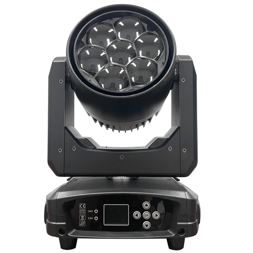 7x40W Mini Zoom Bee Eye Moving Head Lights - RGBW DJ Disco Stage