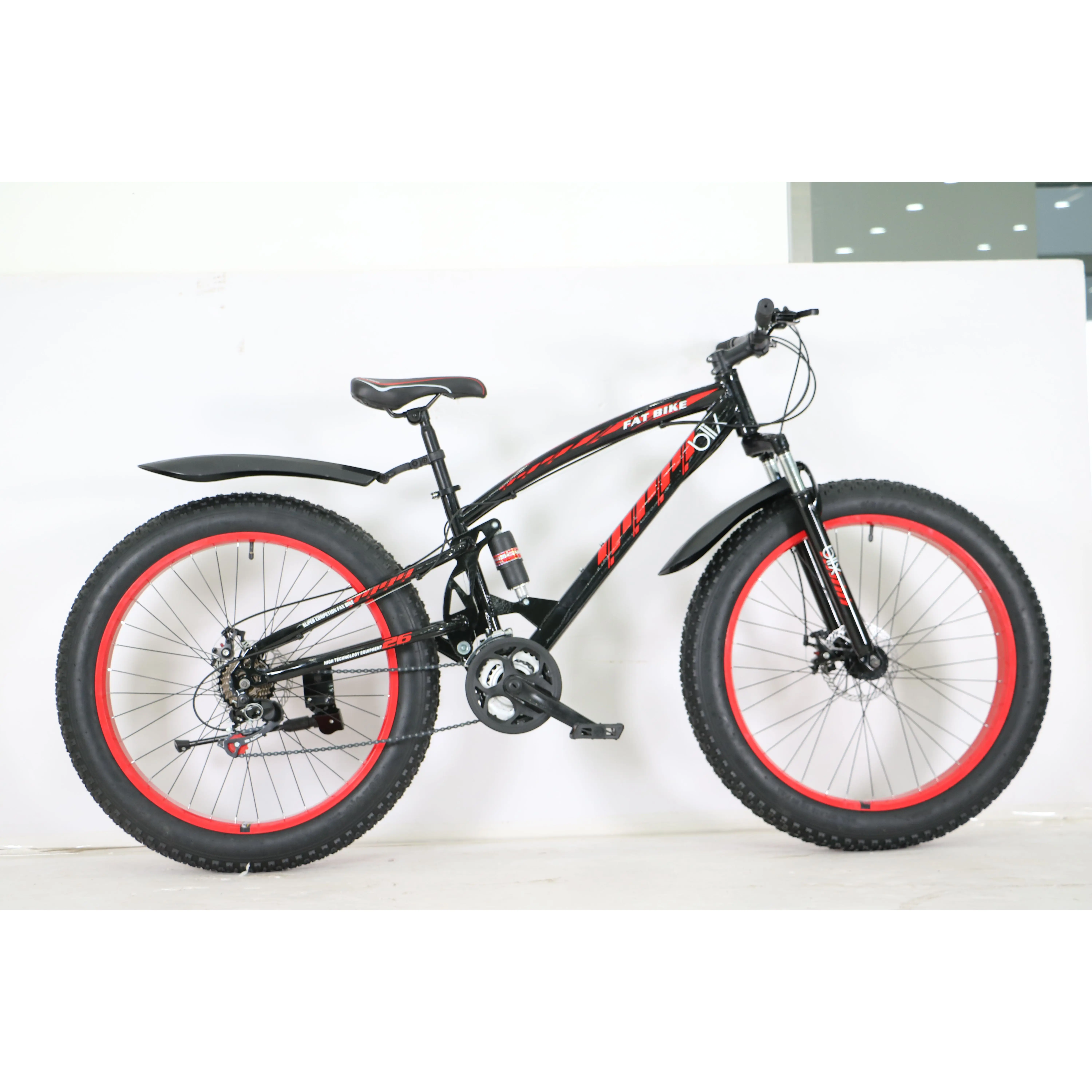 Faffie 26'' Fat Tire Mountain Bike 21 Speeds Alloy Rim