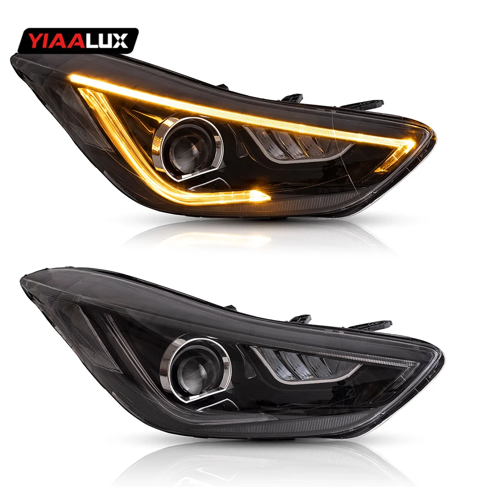 Headlight head lamp Car Auto New LED Auto Headlamp for Hyundai Elantra 2010 2011 2012 2013 2014 2015