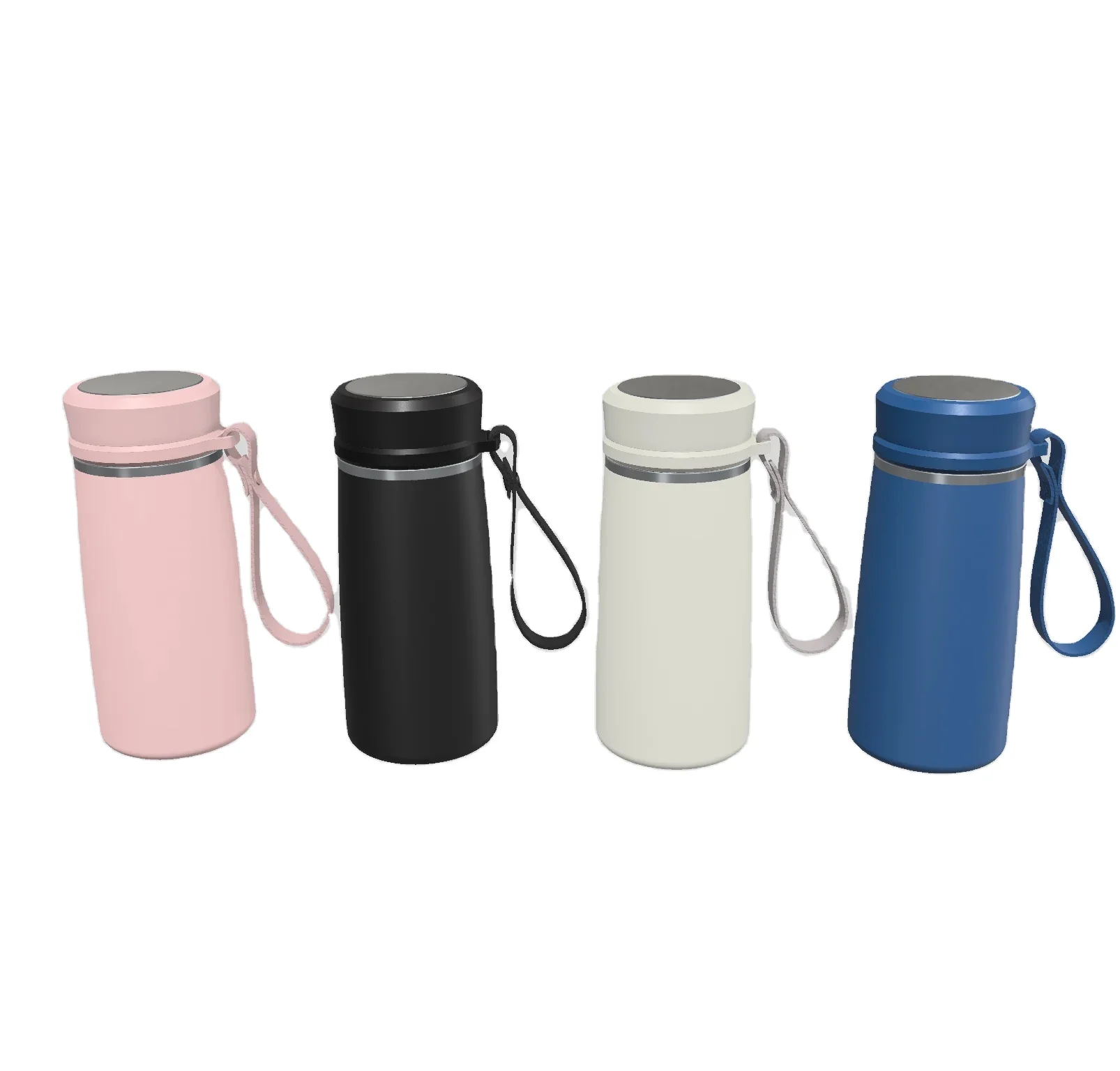 580ML Double Wall 304 Stainless Steel Thermal Flask Fashion Vacuum Thermos Outdoor Portable Sport Thermal Drink Water Bottle
