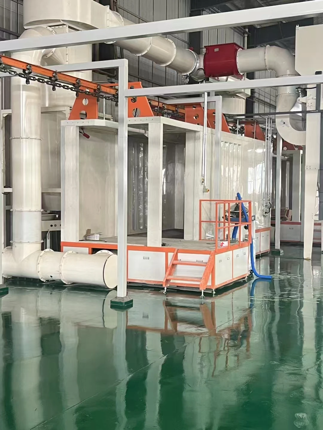 Automated Coating Spraying Room with Big Cyclone Recycle System and ...