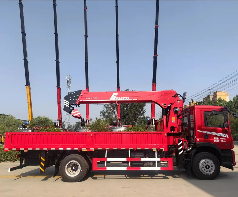 Factory Priced 3.5 Ton Boom Cranes Truck New Technology Mini Crane Vehicles Sale Used Mobile Crane 5 Ton Loading Capacity 10m