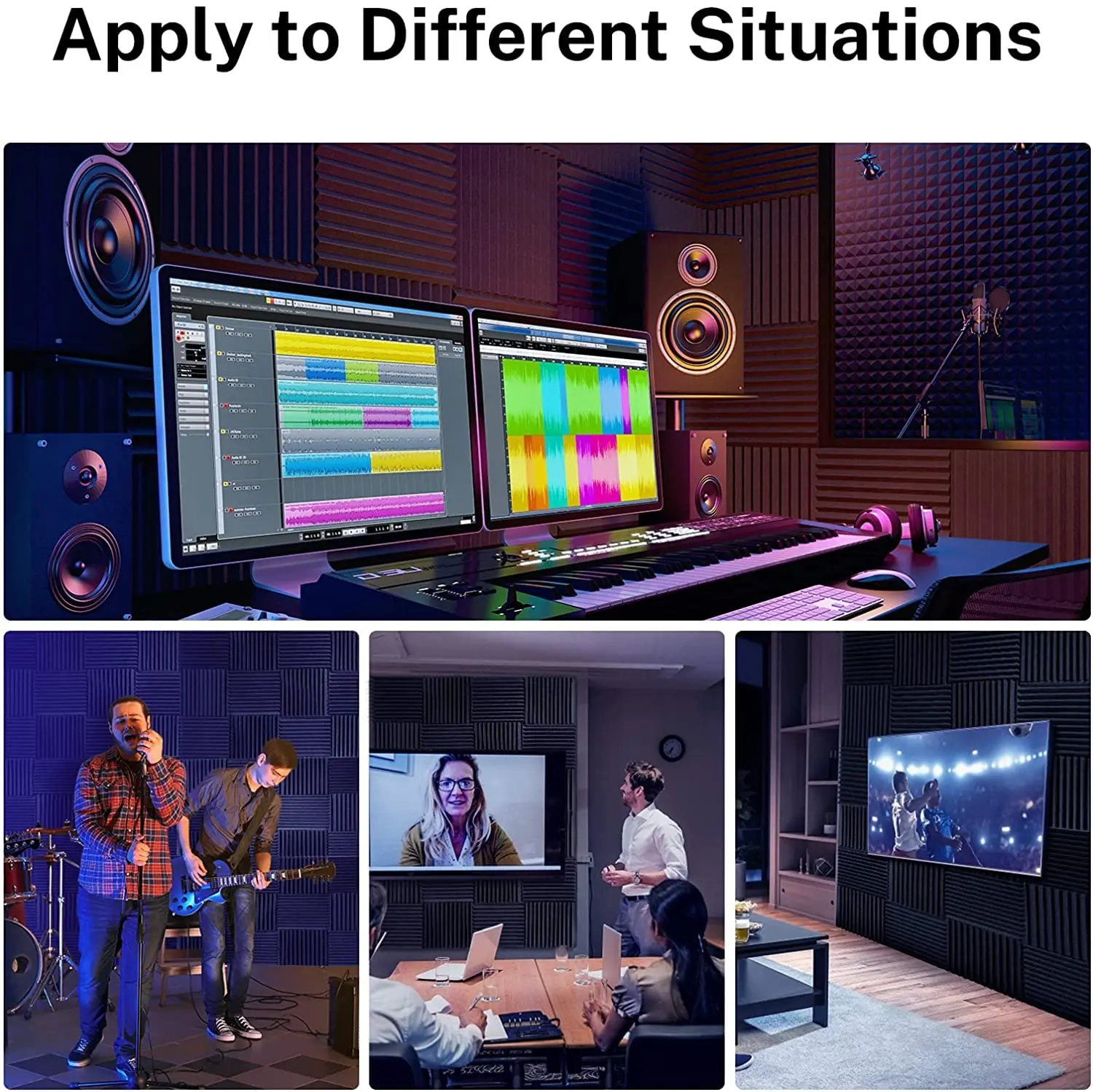 Good Price Self Adhesive Cancel Sound Soundproof Audio Room