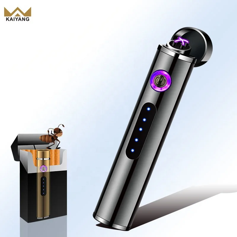 Hot Sale Cheap Cigarette Cigar USB Dual Arc Electronic Charging Plasma  Lighter for Smoking