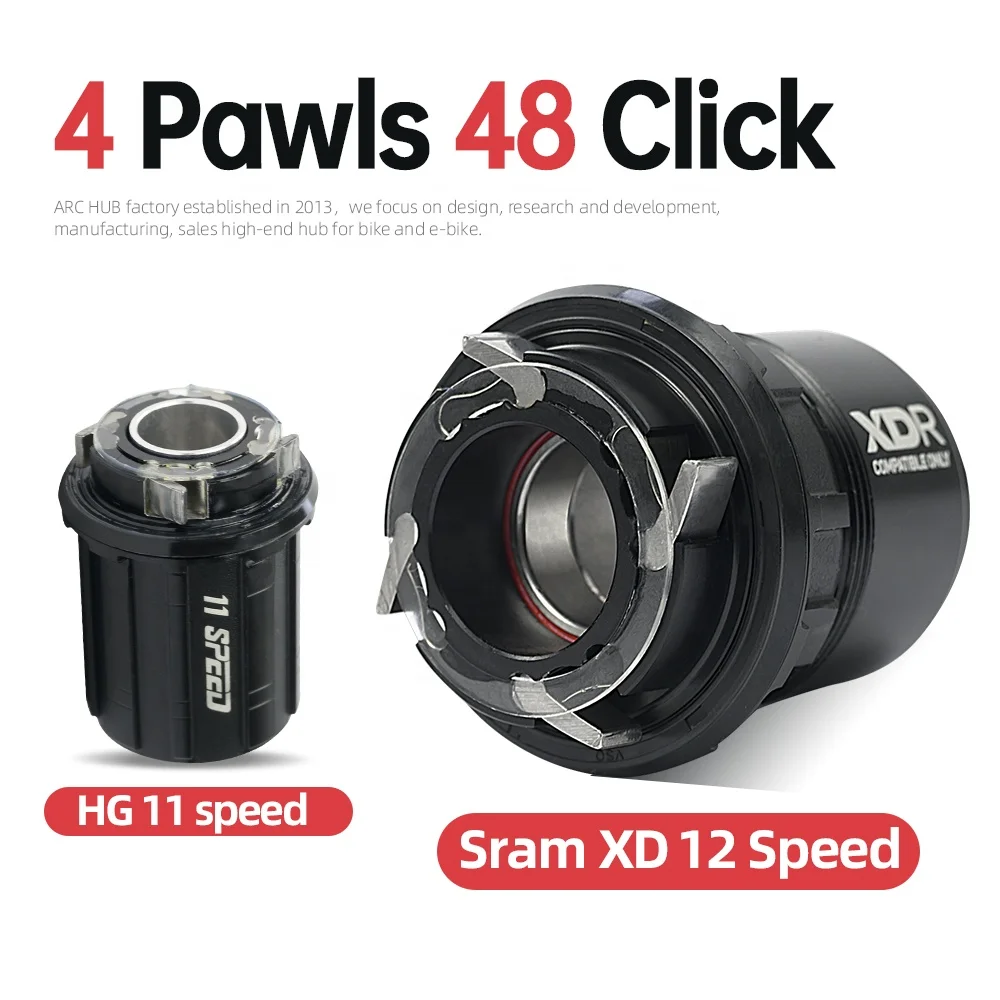 MT-046F/R ARC XDR Thru Axle Road Bike Hub - 12*100 12*142