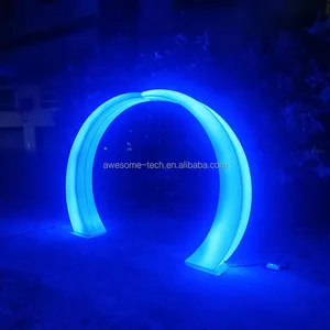 LED Rainbow Arch Light Waterproof 3D Decorative Bridge Garden Festival Wedding Halloween IP65 Christmas New Year's Day Landscape