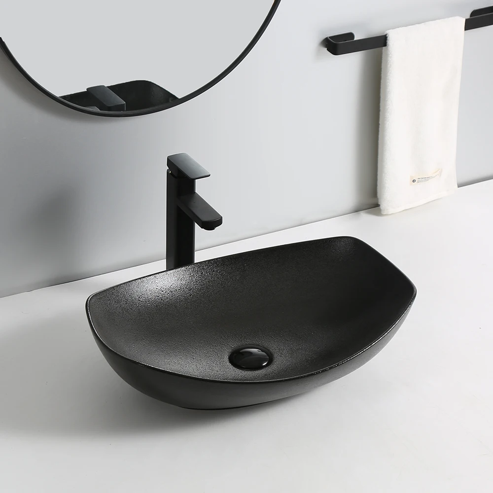 Wholesale Sanitary Ware Accessories Handmade Design Rectangle Vessel Bowl Bathroom Sink Countertop Matt Bathroom Nordic Basin Buy Matt Bathroom Nordic Basin