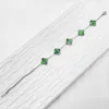Verde argento senza motivo, doppio lato