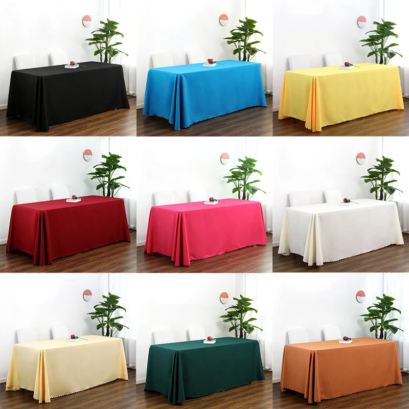 Mantel redondo nappes de table rond white polyester 60 120 inch round tablecloth table cloth cover for wedding party decorations