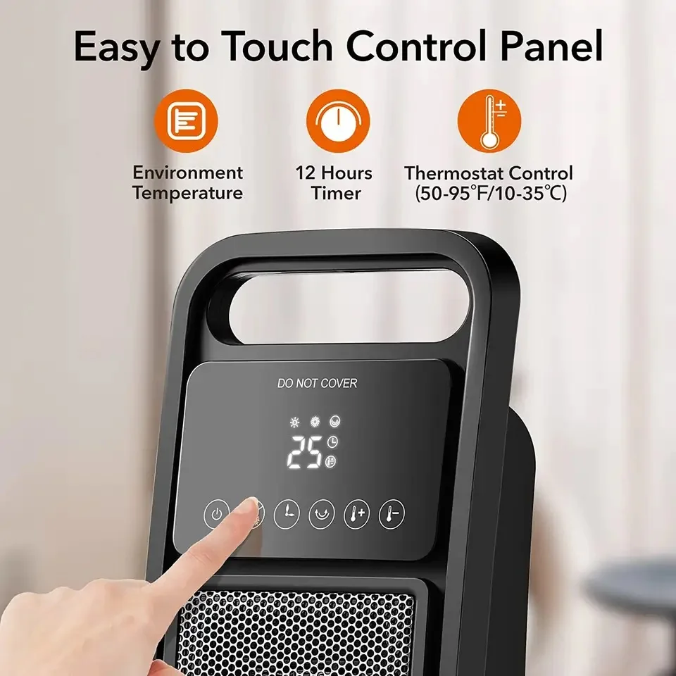 Konwin Air Heater Digital Electric 2000w Room Portable Electric Ptc