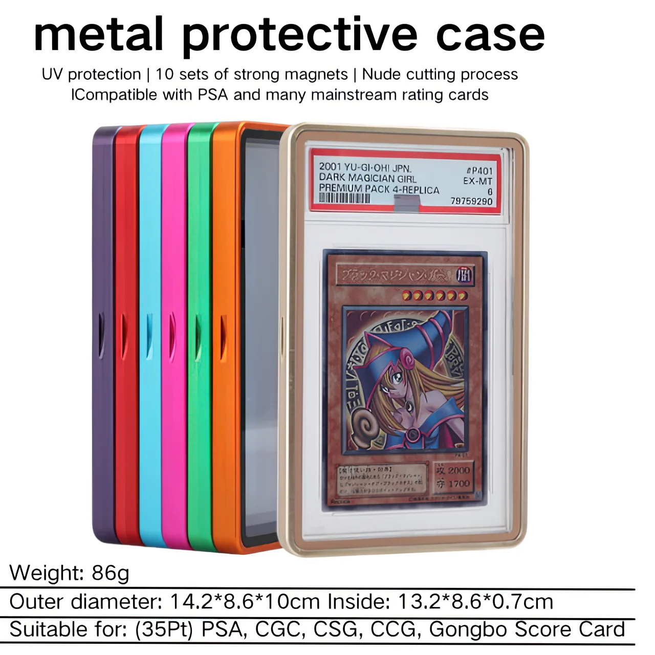 uv protection for graded cards FlexFilm Card Film (PSA) Acrylic Mounting Type GSG Case Slab Bumper With