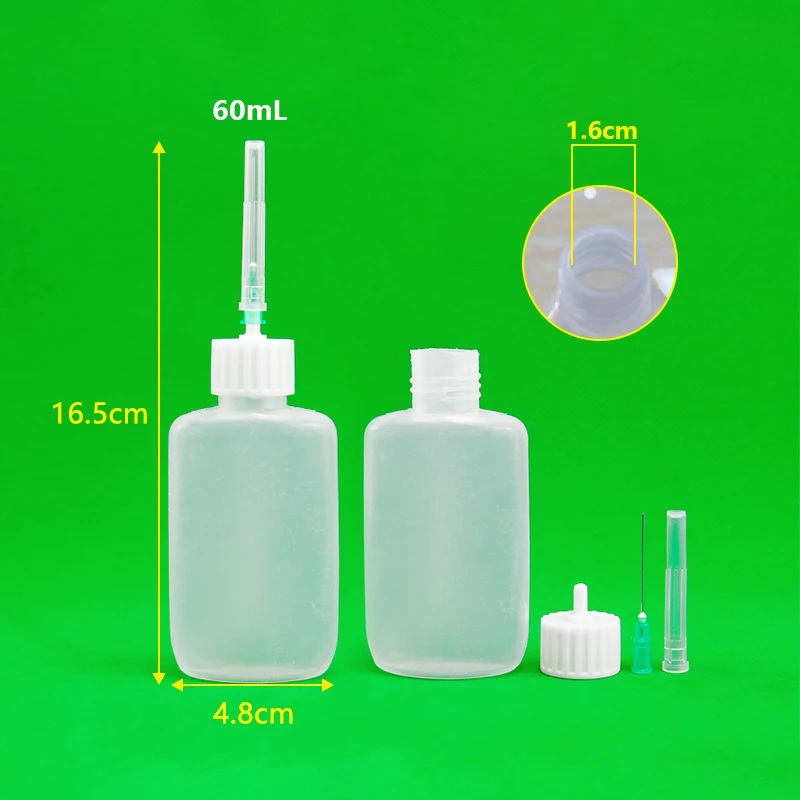 Private Label 60ml Boston round Cleaning Plastic Bottle Food Grade Squeeze Container for PET Dog Cat Ear Eye Drop