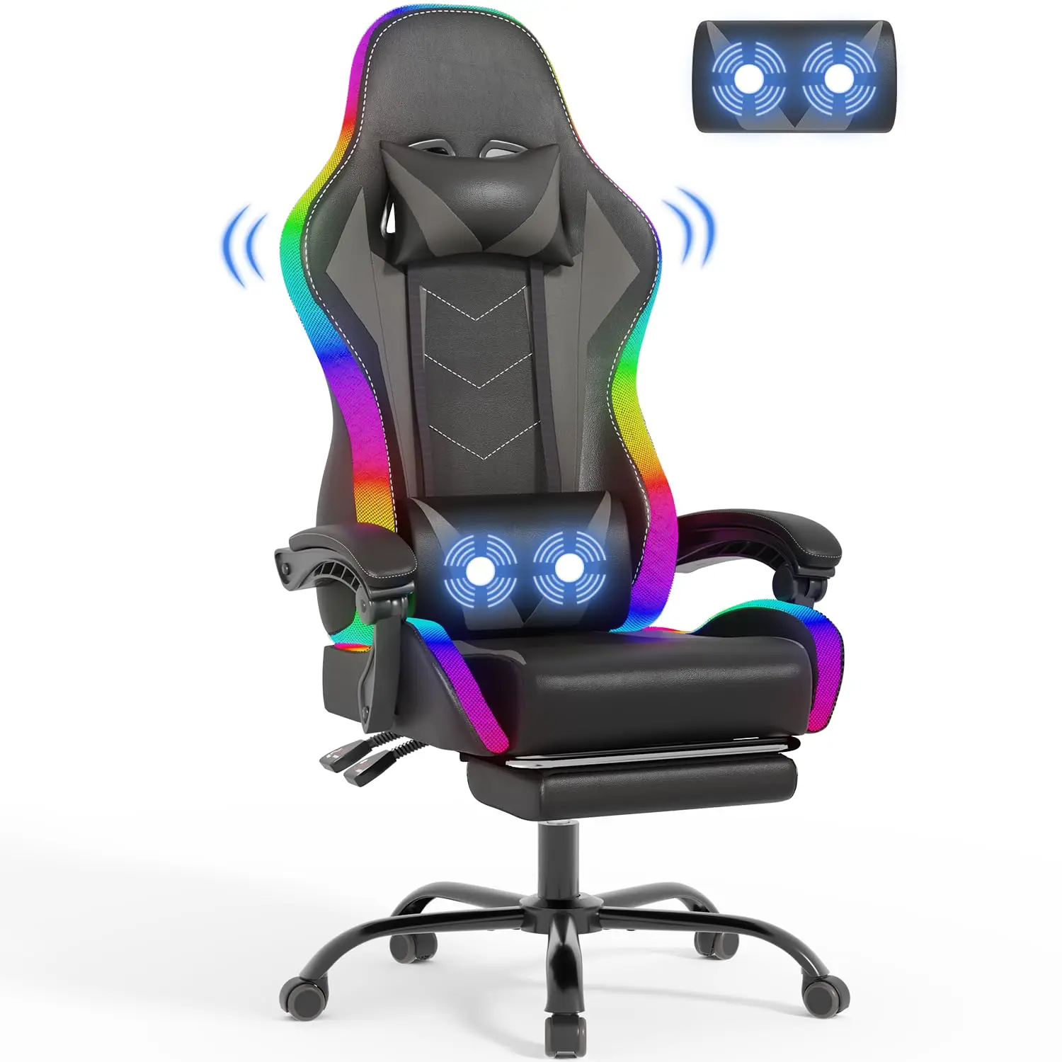 Racing Gamer Oyuncu Koltugu Gaming Chair Rgb Free Sample Reclining