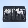 Set de 25 brochas de maquillaje de pelo animal con estuche
