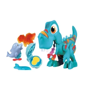 ITTL Children Interactive DIY Clay Modeling Machine Toys Preschool Kids Educational Pretend Play Dough Dinosaur Maker