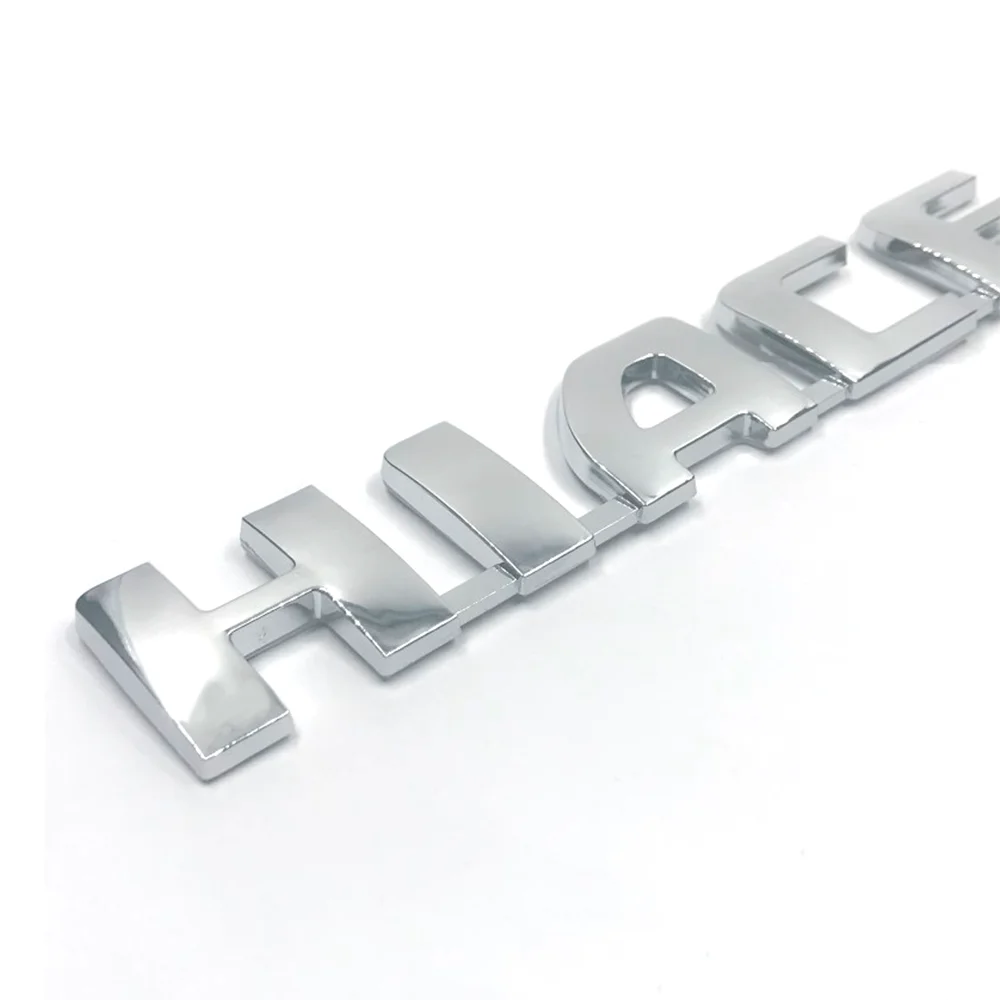 SUNLOP Hiace Accessories #000406 BADGES for Hiace 200 Commuter Van Hiace KDH Parts Manufacture Auto Parts Quantum Tunning
