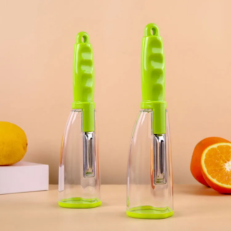 Stainless Steel Multi-functional Storage Peeler With Container Fruit Vegetable  Peeler Carrot Grater Paring knife Kitchen Tool