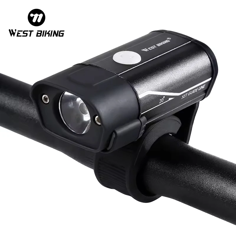  Bicycle Light L2 LED Bike Head Lamp 5 Modes Cycling Handlebar Safety Flashlight USB Rechargeable Bike Front Light