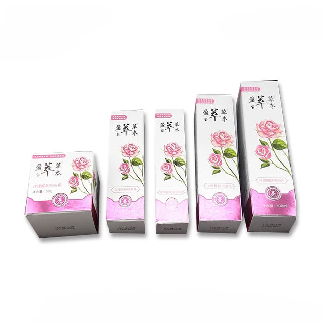 High Quality Wholesale Cosmetics Paper Box Skincare Set Packaging Box with Customized LOGO