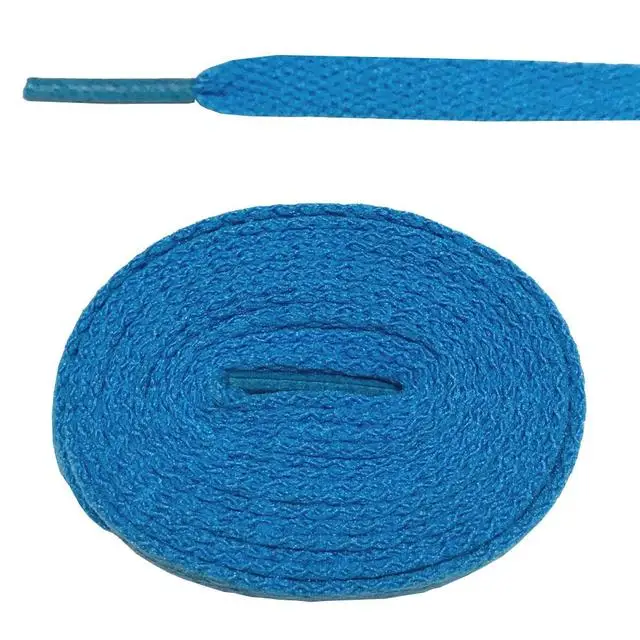 Cheap 8mm Wide Of Black White Flat Shoelace Kids Adult Shoe Laces For