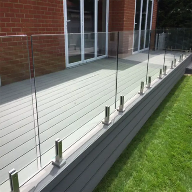 Rustic yet Chic Spigot Glass Railing for a Touch of Country Charm in Your Home or Cabin Spigot Glass Railing