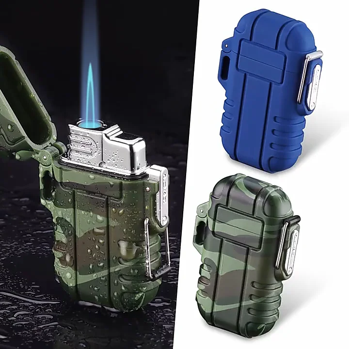 Waterproof Blue Flame Jet Cigar Lighter Multi Cigarette Lighter Gift ...