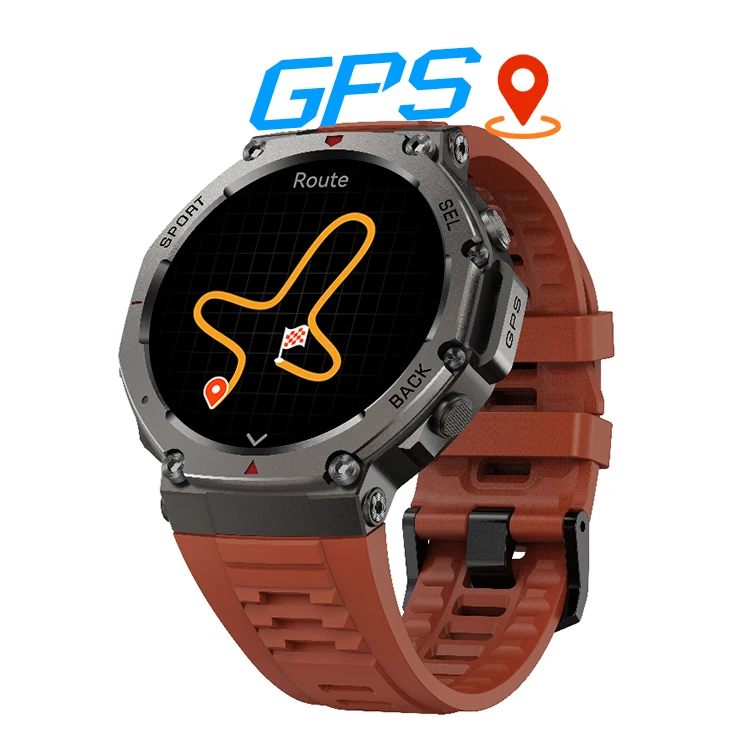 New DM58 GPS Sport Relojes Smart Watch 5ATM Deep Waterproof Men With 1.43inch Smartwatch aperçu 2