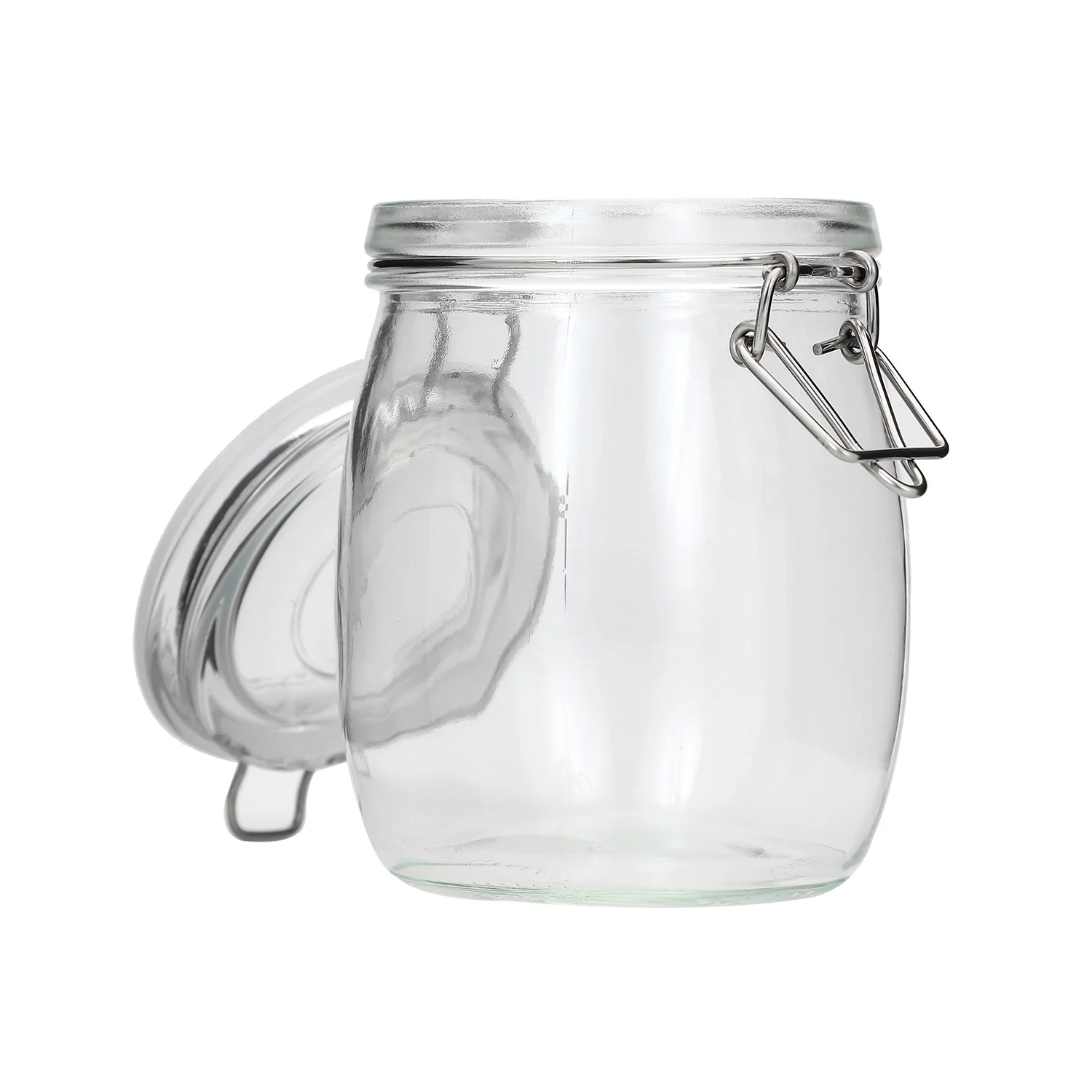 Wholesale 100ml 500ml 1000ml 1700ml Amber Transparent Glass Jars and Bottles with in Bulk