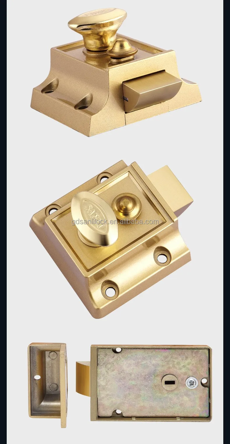 Sl564b Zinc Alloy Heavy Duty Bird Rim Night Latch Lock Buy Rim Night