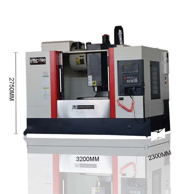 3 Axis Acetate Sheet Milling Machine Vmc420 VMC1160 Cnc Milling Machine Bridgeport