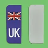 1 pair White Letter