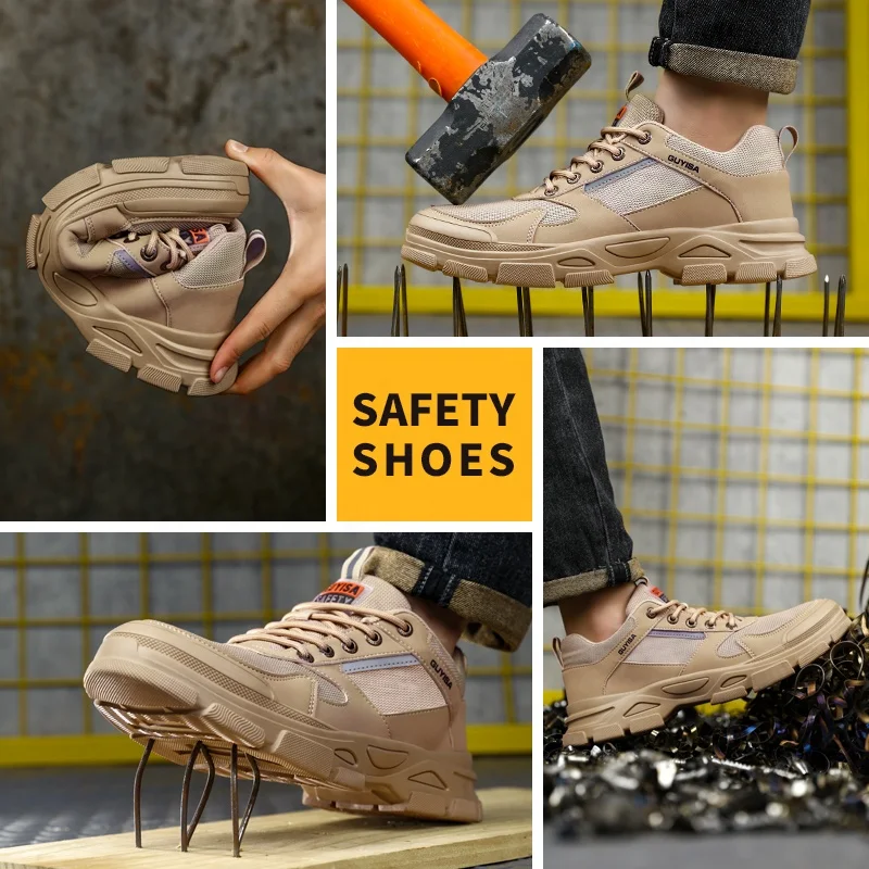 Scarpe Antinfortunistiche Uomo E Donna – Punta In Acciaio, Suola Antiperforazione, Pelle Nabuk, Impermeabili E Antiscivolo, Perfette Per Lavoro E Outdoor