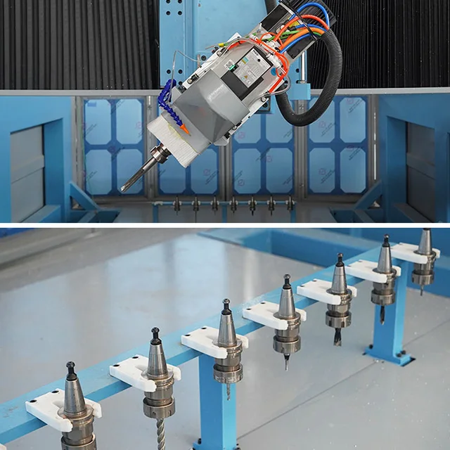 4 Axis Cnc Router Atc CNC 3d Foam Cutting Machine to Make 3d Statues Sculptures