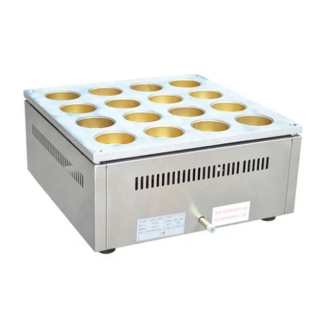 食器 cake Taiwan Stainless Steel 16 Holes Red Bean Cake Maker Machine