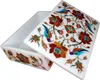 White Marble with Brass Inlay (custom colors on demand)