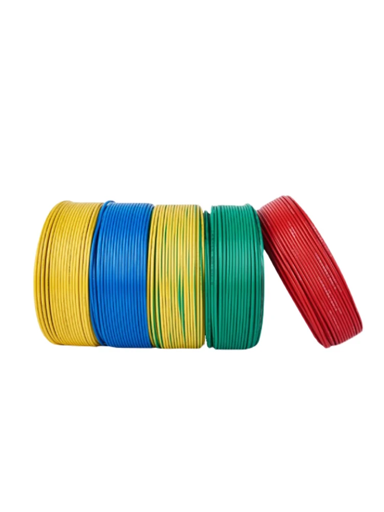 1.5Mm ~ 70Mm Brv/Bvv Ge&iuml;soleerde Rv Elektrische Kabel Vastgelopen Draad