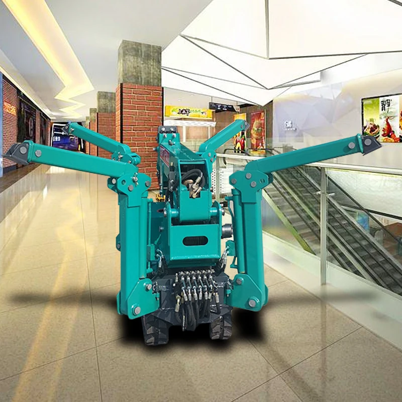Customizable Collapsible Hydraulic Spider Crane 1.2 Ton Folding Mini ...