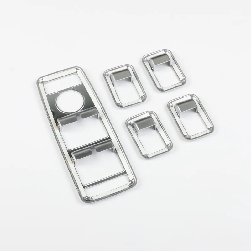Door Lock Unlock Buttons Sequins Decoration Adjust Switch Button Cover Stickers Trim for Mercedes Benz C E Class W204 W212