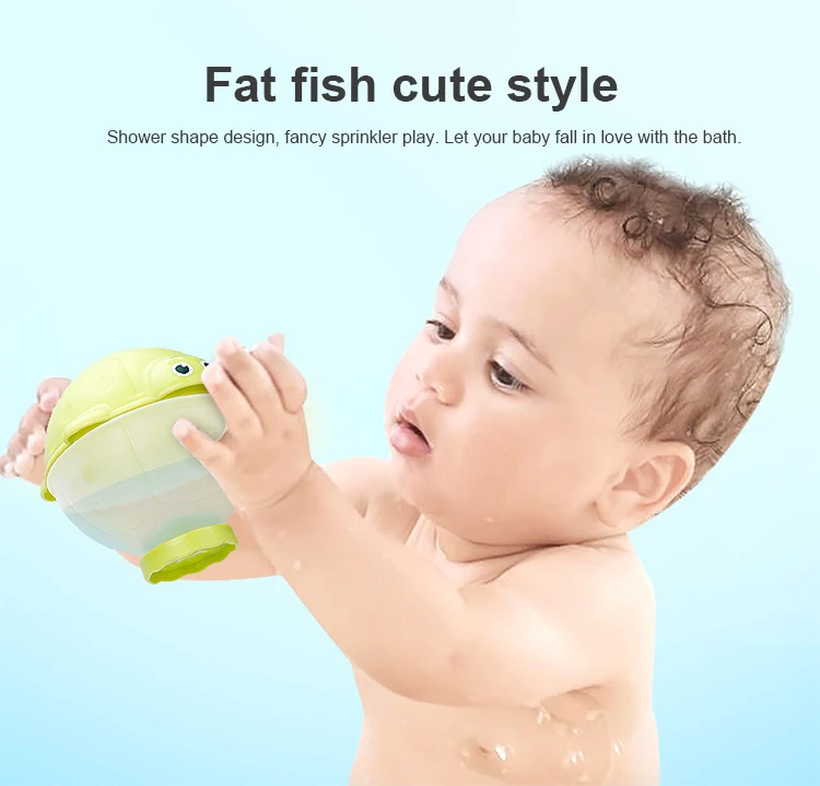 Cute Turtle Baby Showering Stacking Bath Toy Suit Kids Showering Toys