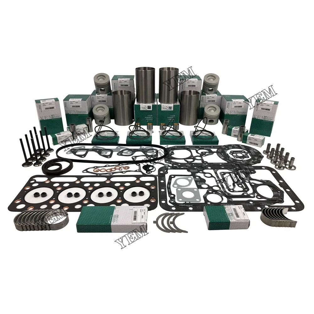 Stock Complete STD Overhaul Rebuild Kit for Kubota V1512 V1512DI Engine L1-26 L1 Series