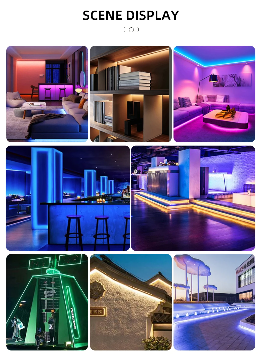 Smart Led Rope Light Led Strip 12v Smd Led Remote App Control Tiras Led Music Light Rgb Led