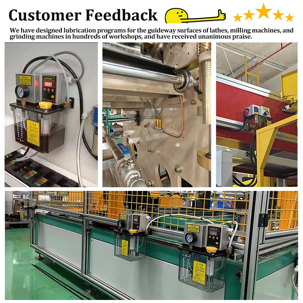 Automatic Lubrication System Cnc Machine 24V Electric Oil Lubrication Pump for Milling Machine